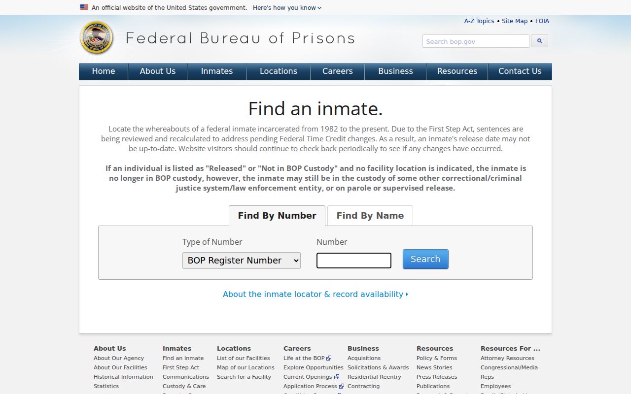 Lafourche Parish criminal history federal inmate locator